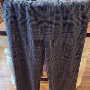 Plaid women's pants
